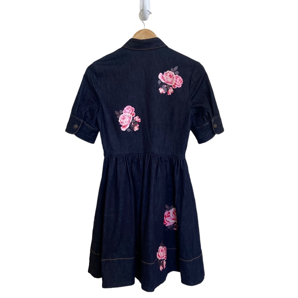 Kate Spade Broome Street Rose Denim Dress - Picture 12 of 16